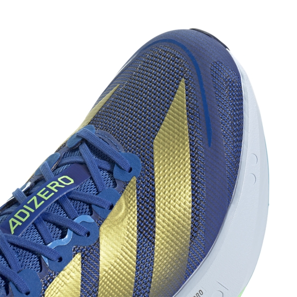 adidas adizero Boston 13 - Blue/Gold Metallic/Blue Burst