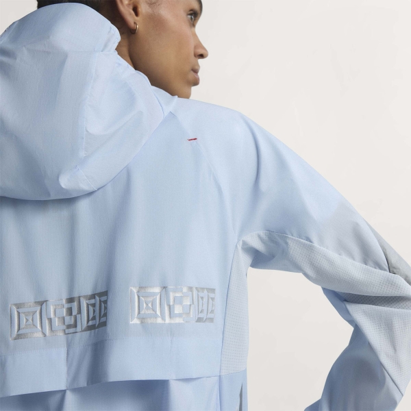 adidas adizero Ekiden Chaqueta - Crystal Sky/Silver Metallic