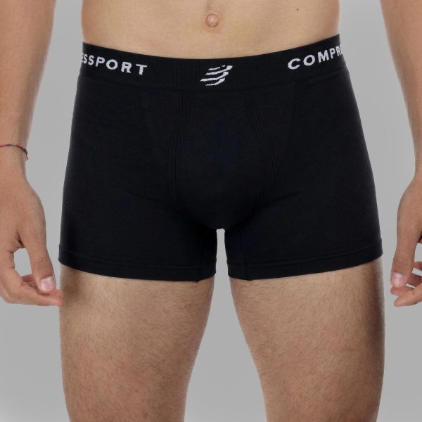 Slip e Boxer Intimi Uomo Compressport Feelfree Boxer  Black AUNM10459002