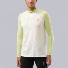 Compressport Pro Logo Camisa - Sugar/Shadow Lime