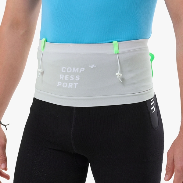 Cinture da corsa Compressport Free Pro Cintura  Gray Violet/Neon Green CU00011B1074
