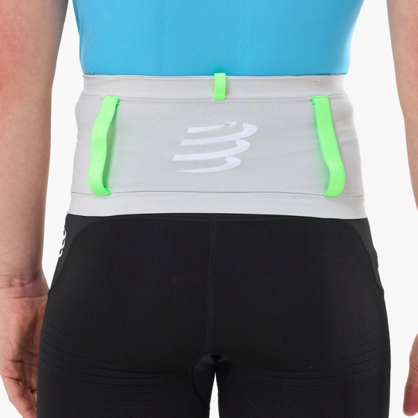Compressport Free Pro Cintura - Gray Violet/Neon Green