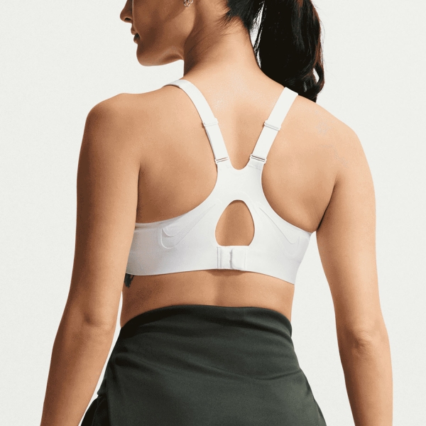 Nike Dri-FIT Rival Reggiseno Sportivo - White