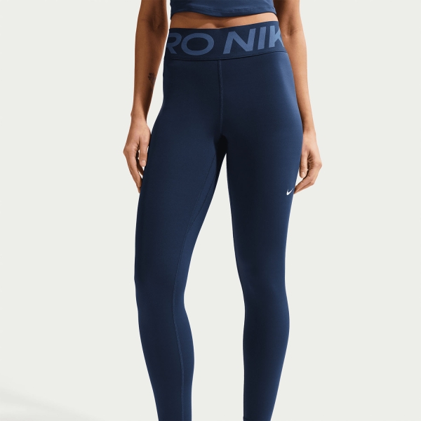 Nike Pro Sculpt Tights - Midnight Navy/White