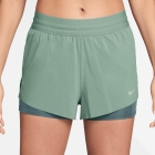 Nike Swift 2 in 1 2.5in Shorts - Steam/Mineral Slate/Reflective Silver