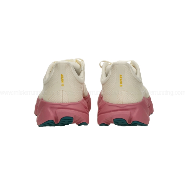 Hoka Arahi 8 Wide - Alabaster/Lingonberry