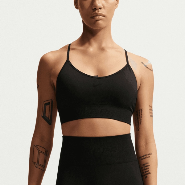 Sujetador Deportivos Mujer Nike Nike Pro Seamless Sujetador Deportivo  Black IB9843010