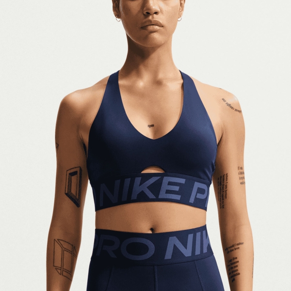 Reggiseno Sportivo Donna Nike Pro Sculpt Reggiseno Sportivo  Midnight Navy/Mystic Navy/White IB9896410