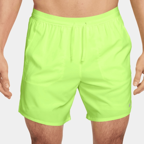  Nike Stride 2 in 1 7in Pantaloncini  Lime Blast/Reflective Silver IF2036377