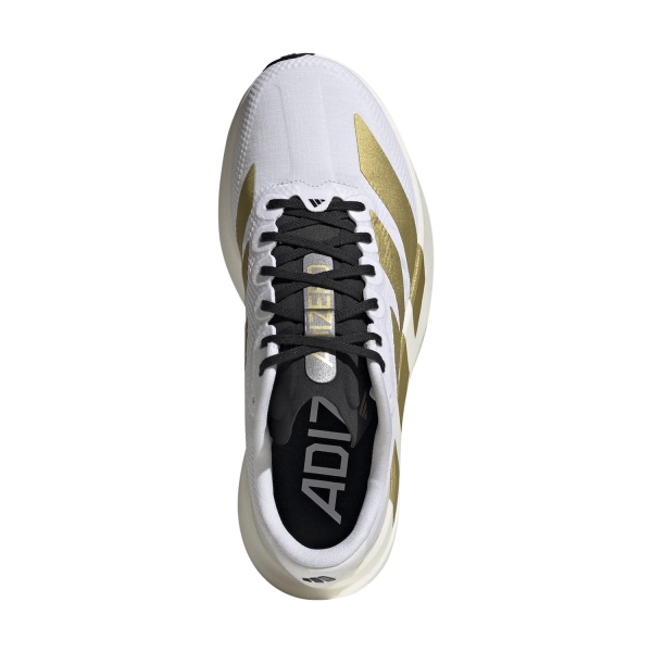 adidas adizero Evo SL WOVEN - FTWR White/Matte Gold/Core Black