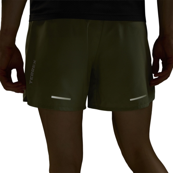 adidas Terrex Xperior 5in Shorts - Tent Green