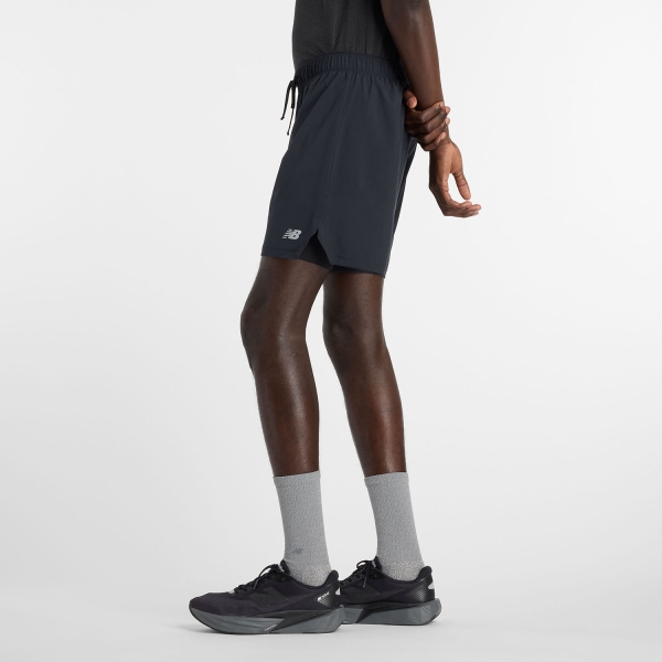 New Balance RC Lined 7in Pantaloncini - Black