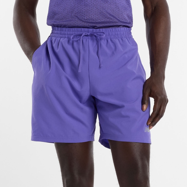 Pantaloncino Running Uomo New Balance Performance 7in Pantaloncini  Electric Purple MS41232EPU
