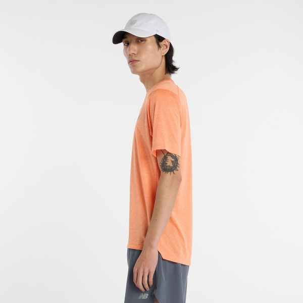 New Balance Athletics Run Camiseta - Tangerine Heat
