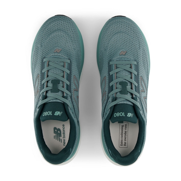 New Balance 1080 v15 - Medusa Green/Dark Silver Metallic/Salt Water