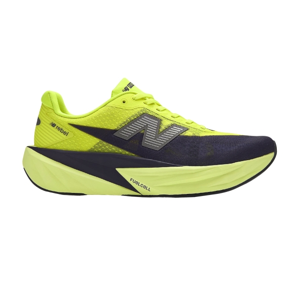 Scarpe Running Performance Uomo New Balance FuelCell Rebel v5  Alkaline Green/Boysenberry/Dark Silver Metallic MFCX4TR