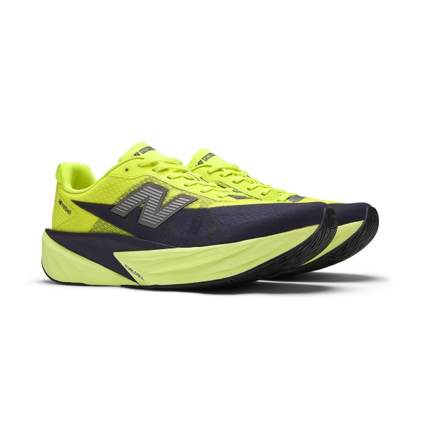 New Balance FuelCell Rebel v5 - Alkaline Green/Boysenberry/Dark Silver Metallic