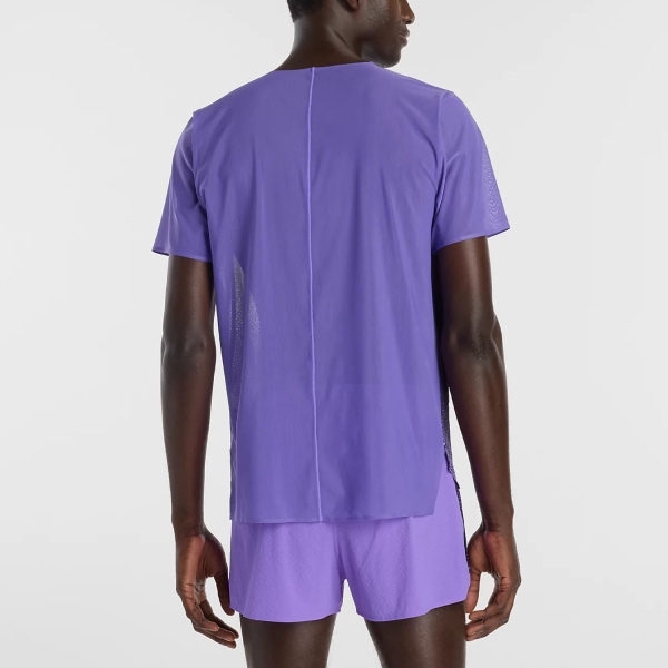 New Balance Race Day Ultra Light Printed T-Shirt - Electric Purple