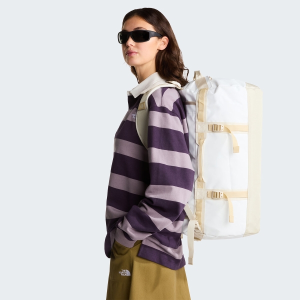 The North Face Base Camp S Duffle - White Ash/Calacatta/Pale Khaki