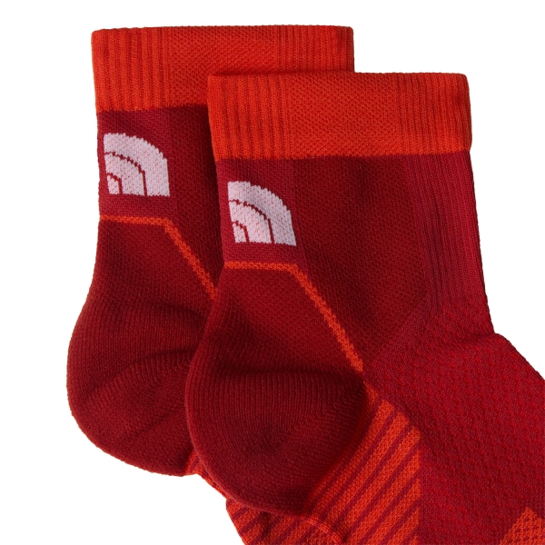 The North Face Logo Calcetines - Iron Clay/Lava Red