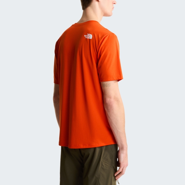 The North Face 24/7 Logo Graphic T-Shirt - Lava Red