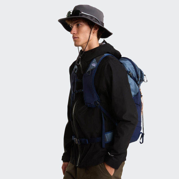 The North Face Trail Lite Speed 30 Backpack - Granite Grey/Summit Navy/Dust Orange