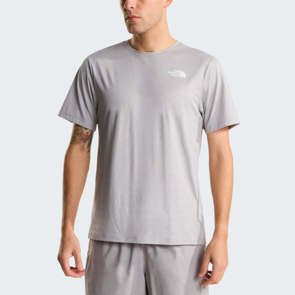 Camisetas Running Hombre The North Face 24/7 Pentadome Embossed Camiseta  Meld Grey NF0A8G87A91