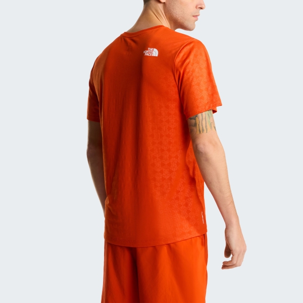 The North Face 24/7 Pentadome Embossed Camiseta - Lava Red