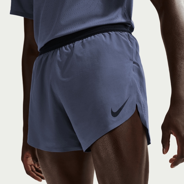 Pantaloncino Running Uomo Nike DriFIT ADV AeroSwift 4in Pantaloncini  Diffused Blue/Black FN3352491