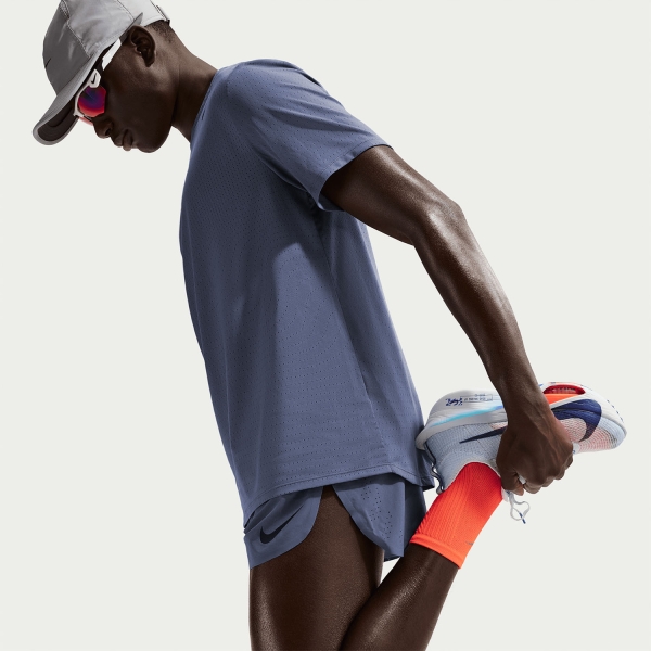 Nike Dri-FIT ADV AeroSwift 4in Shorts - Diffused Blue/Black