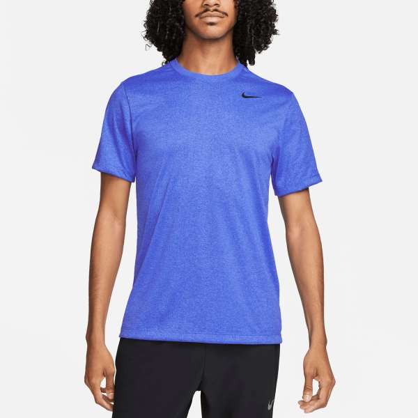 Maglietta Training Uomo Nike DriFIT Legend Maglietta  Game Royal/Pacific Blue/Heather/Black DX0989456