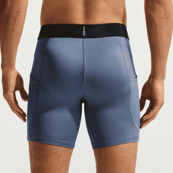Nike Dri-FIT Pro Short Tights - Diffused Blue/Black