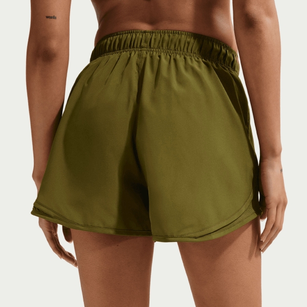 Nike Dri-FIT Tempo 3in Pantaloncini - Olive Flak/Reflective Silver