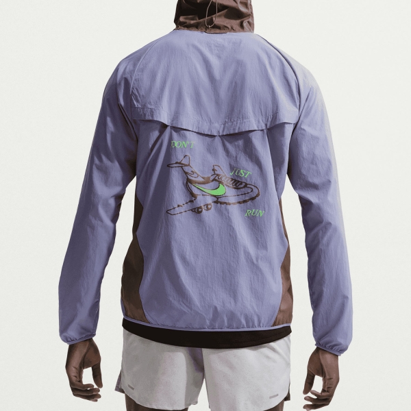 Nike Dri-FIT UV Stride Fly Giacca - Iron Purple/Tattoo