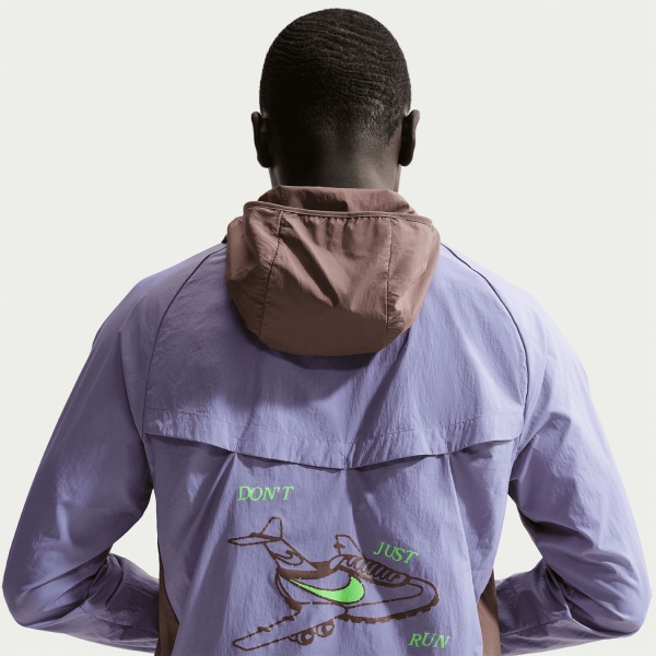 Nike Dri-FIT UV Stride Fly Giacca - Iron Purple/Tattoo
