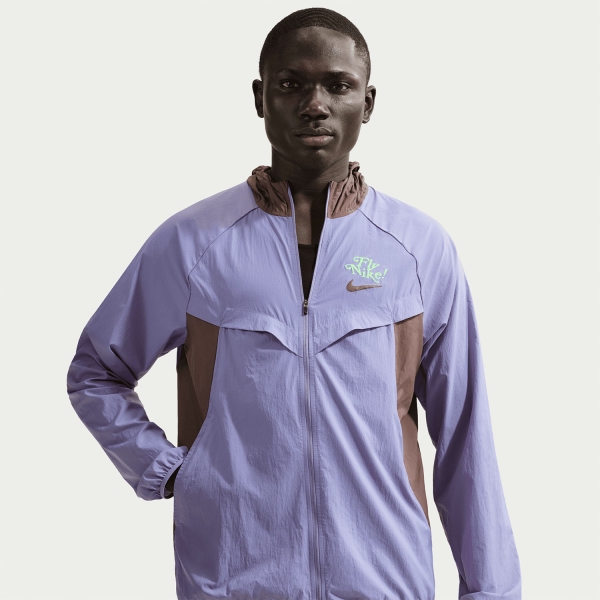 Nike Dri-FIT UV Stride Fly Giacca - Iron Purple/Tattoo