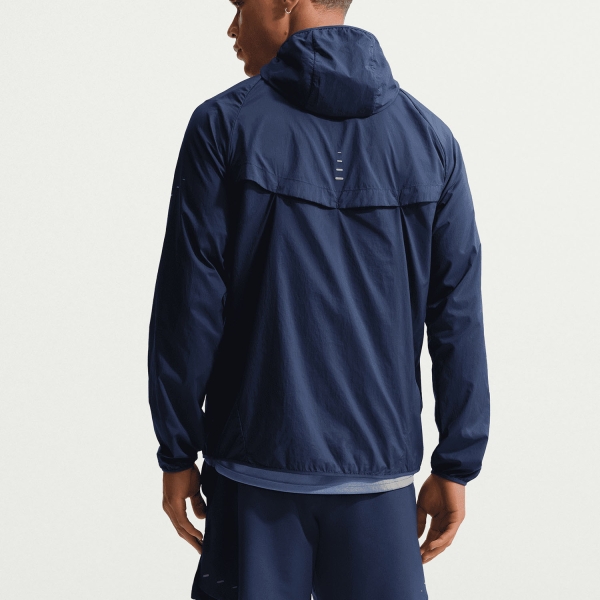 Nike Dri-FIT UV Stride Giacca - Midnight Navy/Reflective Silver