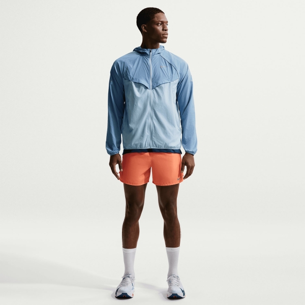 Nike Dri-FIT UV Stride Jacket - Work Blue/Light Armory Blue/Reflective Silver