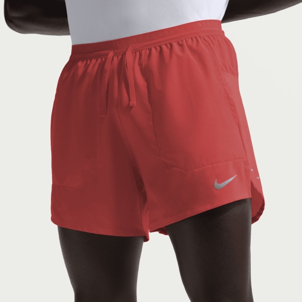 Pantaloncino Running Uomo Nike Stride DriFIT 5in Pantaloncini  Light Crimson/Reflective Silver IF2038696