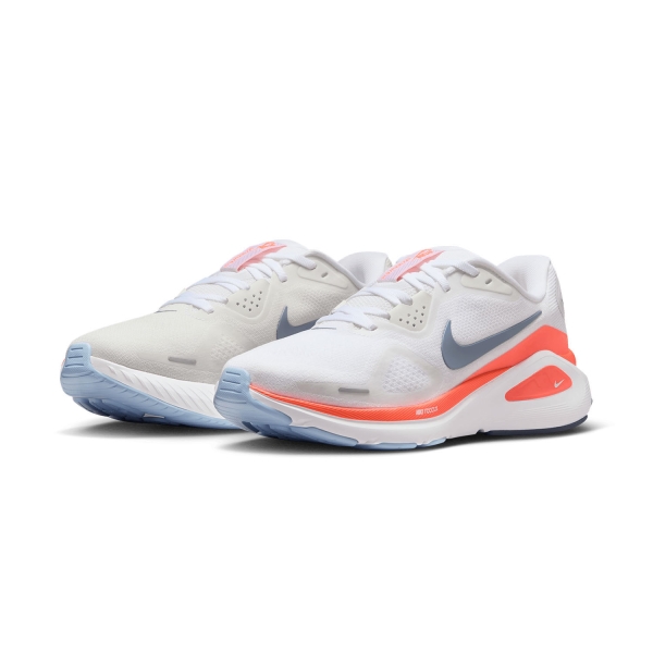 Nike Structure 26 - White/Ashen Slate/Hot Lava/Hydrogen Blue
