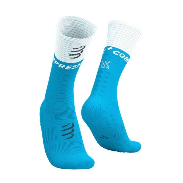 Compressport Mid Compression V2.0 Calcetines - Norse Blue/White