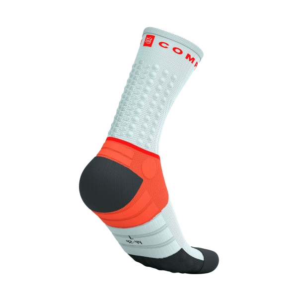Compressport Ultra Trail V2.0 Calze - Gray Violet/Tigerlily