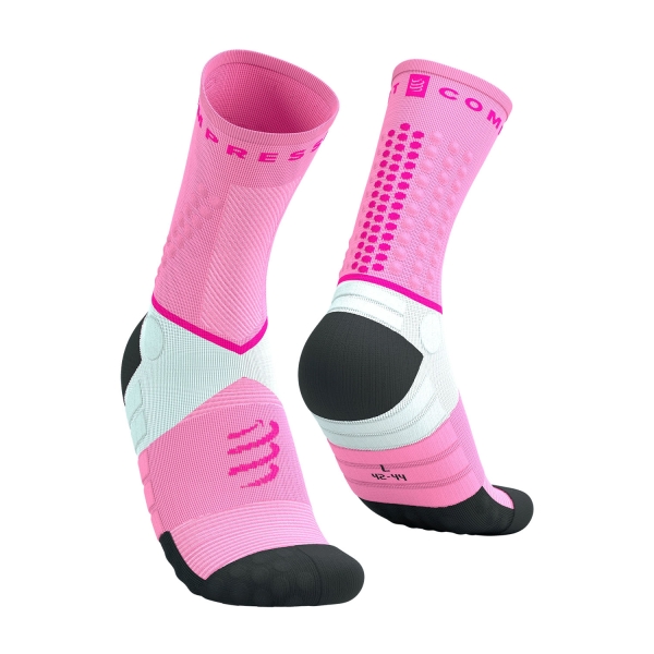 Compressport Ultra Trail V2.0 Calcetines - Begonia/Neon Pink