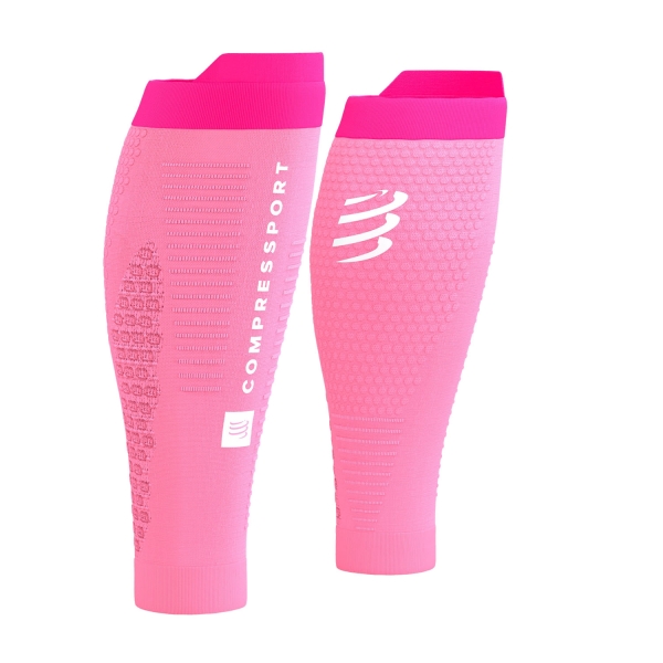 Compressport R2 3.0 Pantorrilleras de Compresión - Begonia/Neon Pink