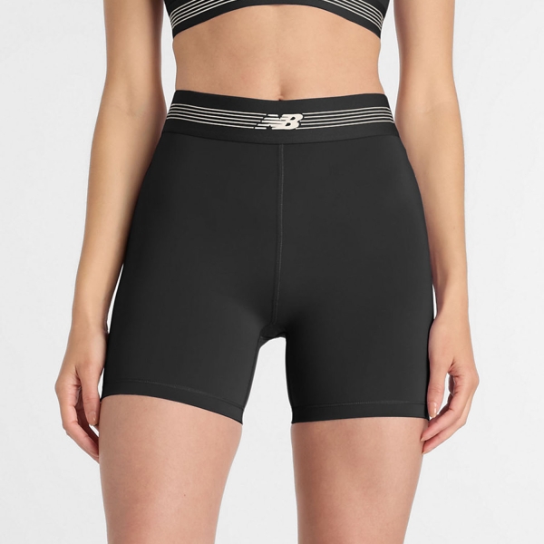 Pantaloncini Running Donna New Balance AC Fitted 5in Pantaloncini  Black WB61E4GEBK