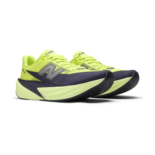New Balance FuelCell Rebel v5 - Alkaline Green/Boysenberry/Dark Silver Metallic