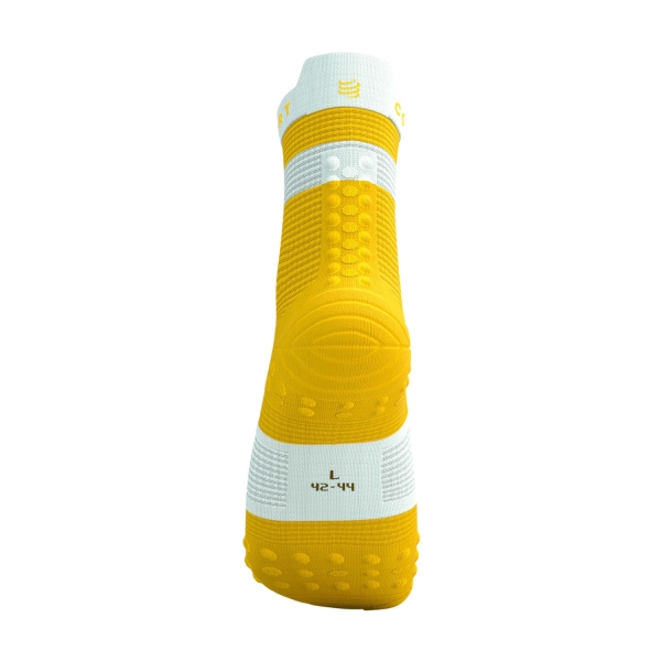 Compressport Pro Racing V4.0 Run High Socks - Lemon/White