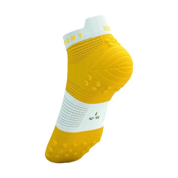 Compressport Pro Racing V4.0 Logo Calze - Lemon/White