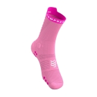 Compressport Pro Racing V4.0 Trail Calcetines - Begonia/Neon Pink