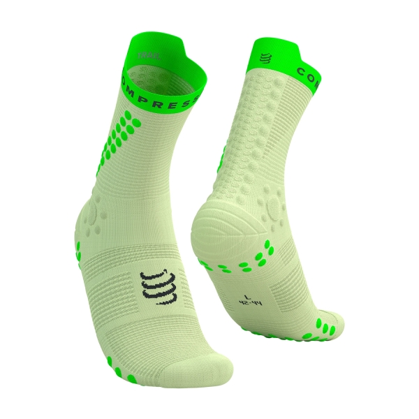 Compressport Pro Racing V4.0 Trail Socks - Lime/Neon Green